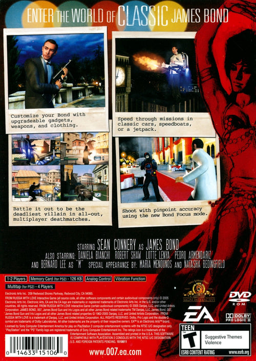 007: From Russia With Love PS2 - Video Game - Used - CaveGamers - Image 2