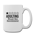 1 Star Adulting Coffee/Tea Mug 15 oz - white