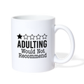 1 Star Adulting Coffee/Tea Mug - white