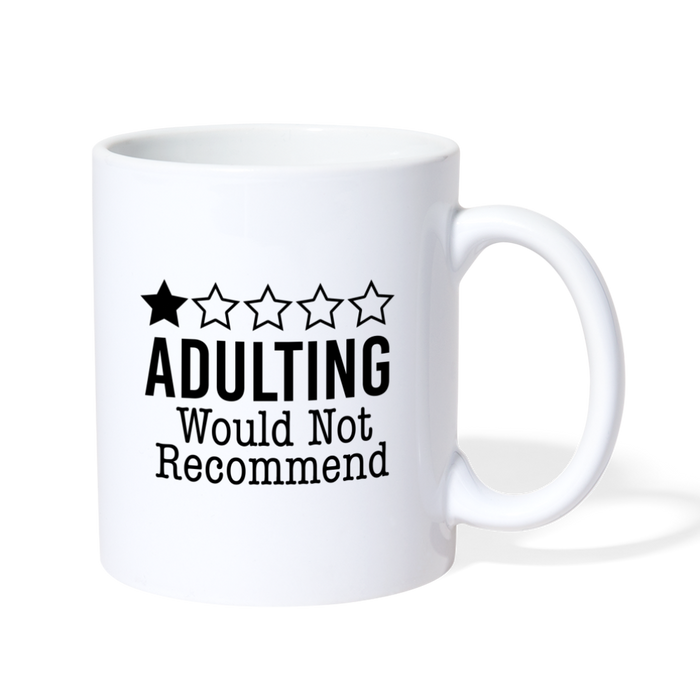 1 Star Adulting Coffee/Tea Mug - white