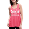 1 Star Adulting Women's Flowy Tank Top by Bella - neon pink