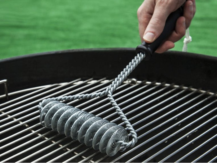 12" DOUBLE HELIX BRISTLE FREE BBQ BRUSH