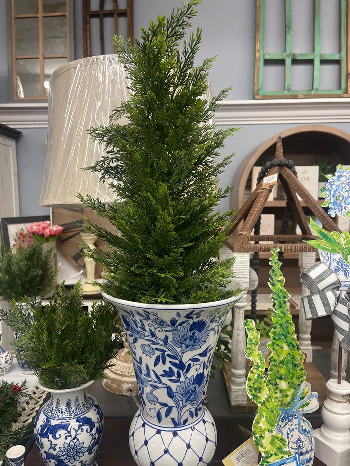 22.5” Soft Cedar Tree in Pot