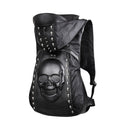 3D Skull Leather Backpack
