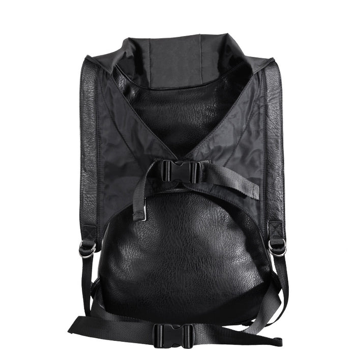 3D Skull Leather Backpack