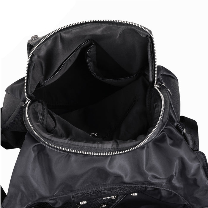 3D Skull Leather Backpack