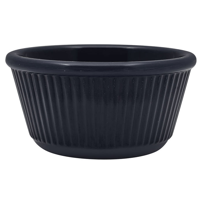 4 oz. Melamine Ramekin, Black, Dozen