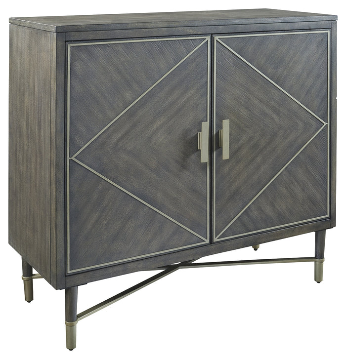 Aidanburg A4000057 Antique Black Accent Cabinet