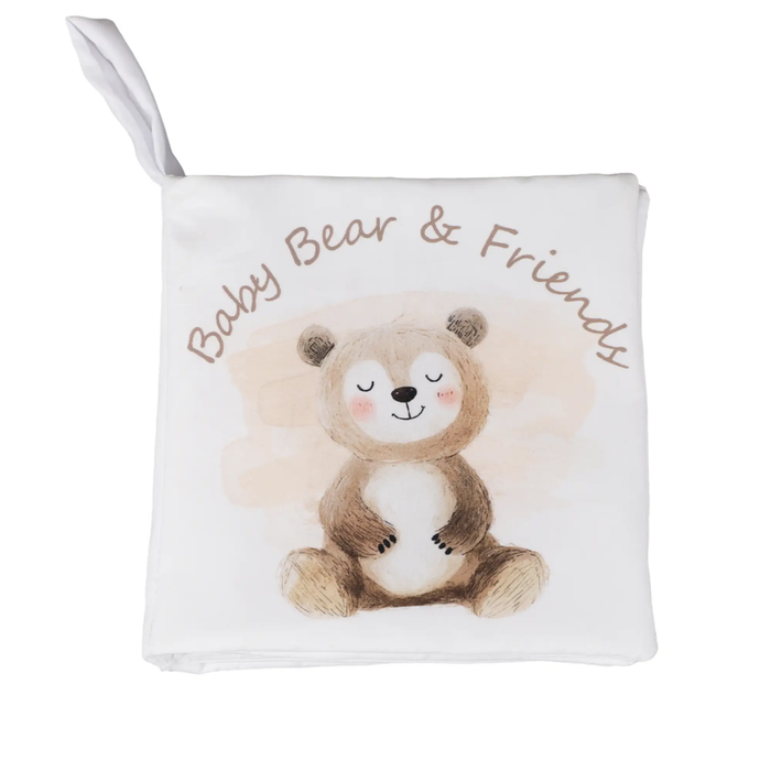 Ali+Oli - Baby Bear and Friends – Crinkle Cloth Soft Baby Book Gift by Ali+Oli