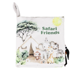 Ali+Oli - Safari Friends Tails 10-Page Soft Crinkle Cloth Baby Book by Ali+Oli