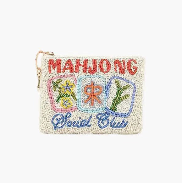 America & Beyond - Mahjong Social Club Coin Pouch by America & Beyond