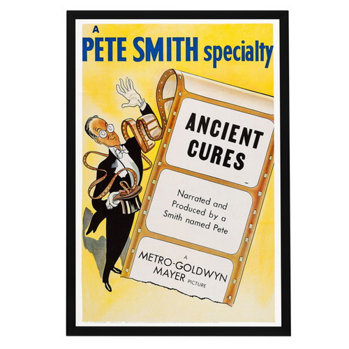 "Ancient Cures" (1953) Framed Movie Poster