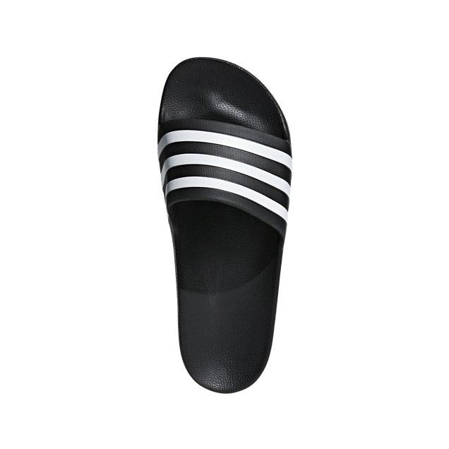 Aqua 3-Stripes Adult Slip-On Sandals