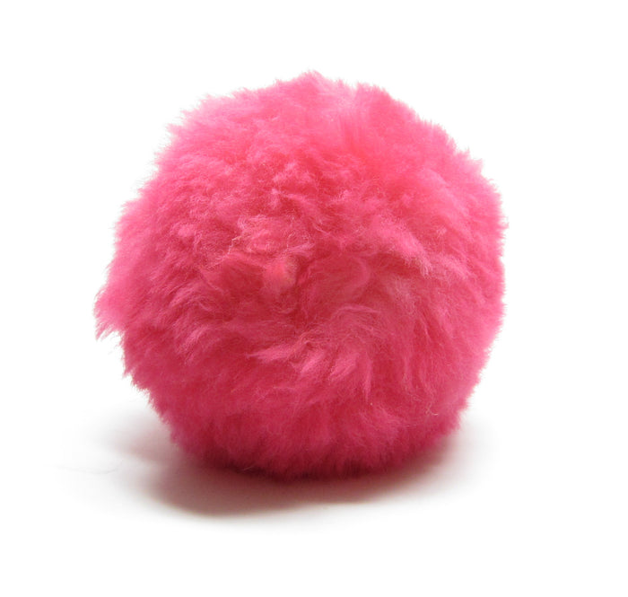 Vintage Avon Fluff Puff with bright pink powder pouf