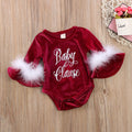 Baby Clause Velvet Jumpsuit