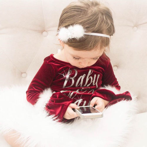 Baby Clause Velvet Jumpsuit