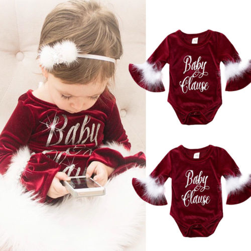 Baby Clause Velvet Jumpsuit