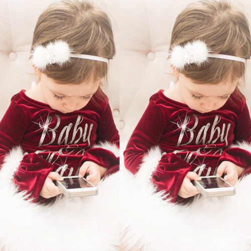 Baby Clause Velvet Jumpsuit