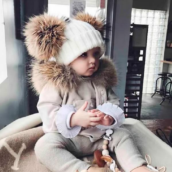 Baby Pom Pom Hat