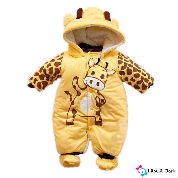 Baby Winter Animal Jumpsuit