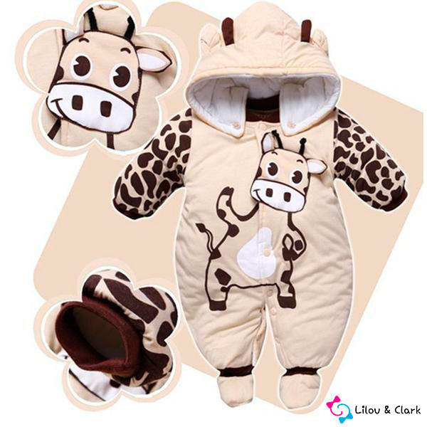 Baby Winter Animal Jumpsuit