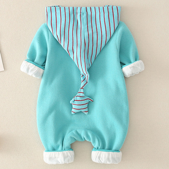 Baby Yellow 3D Star Unisex Jumpsuit