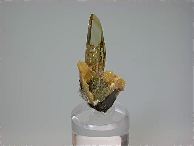 Barite with Calcite, Smith Ranch, Meade County, South Dakota Miniature 1.3 x 1.5 x 3.7 cm $150. Online 12/1