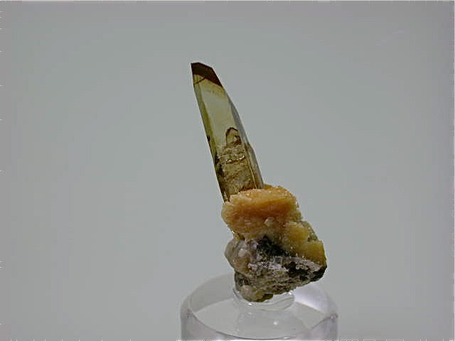 Barite with Calcite, Smith Ranch, Meade County, South Dakota Miniature 1.3 x 1.5 x 3.7 cm $150. Online 12/1