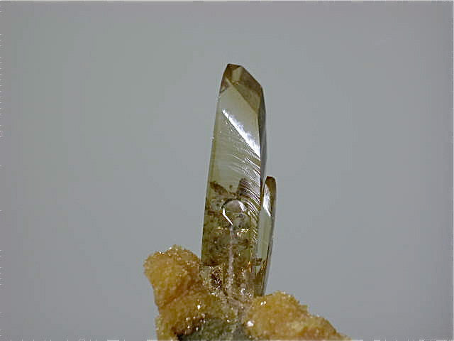 Barite with Calcite, Smith Ranch, Meade County, South Dakota Miniature 1.3 x 1.5 x 3.7 cm $150. Online 12/1