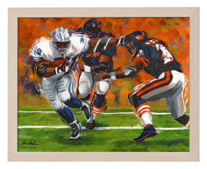 Barry Sanders - 11' x 14" Art Print