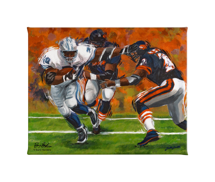 Barry Sanders - 8" x 10" Gallery Wrap