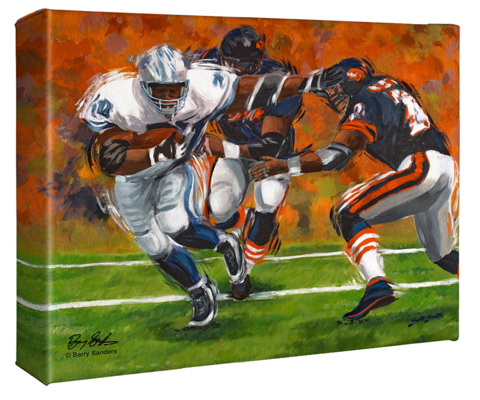 Barry Sanders - 8" x 10" Gallery Wrap
