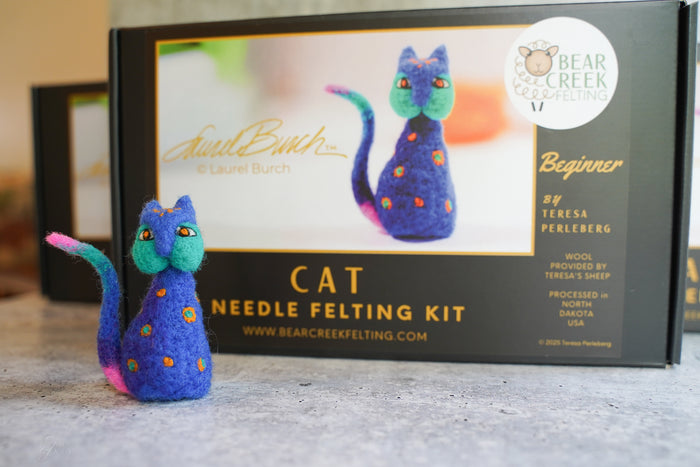 Bear Creek Felting - Felting Kits - Laurel Burch Cat