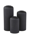 Black Ceramic Vase