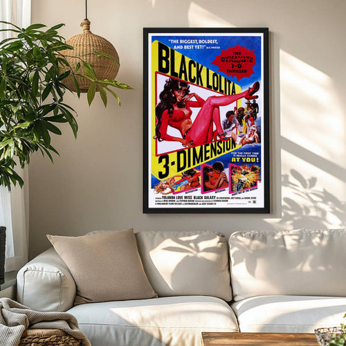 "Black Lolita" (1975) Framed Movie Poster