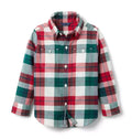 Brush Twill Plaid Shirt