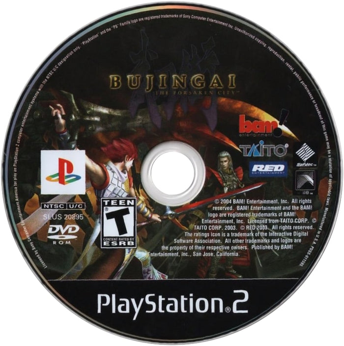 Bujingai The Forsaken City PS2 - Video Game - Used - CaveGamers - Image 3