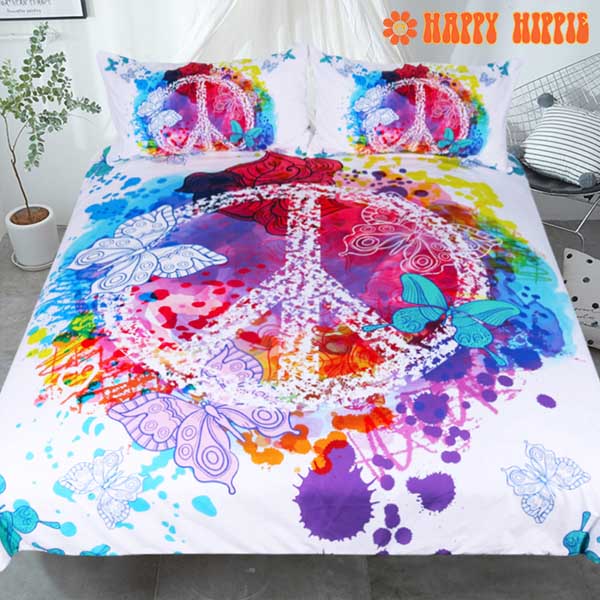 Butterfly Peace Bedding Set