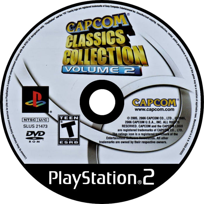 Capcom Classics Collection Volume 2 PS2 - Video Game - Used - CaveGamers - Image 3