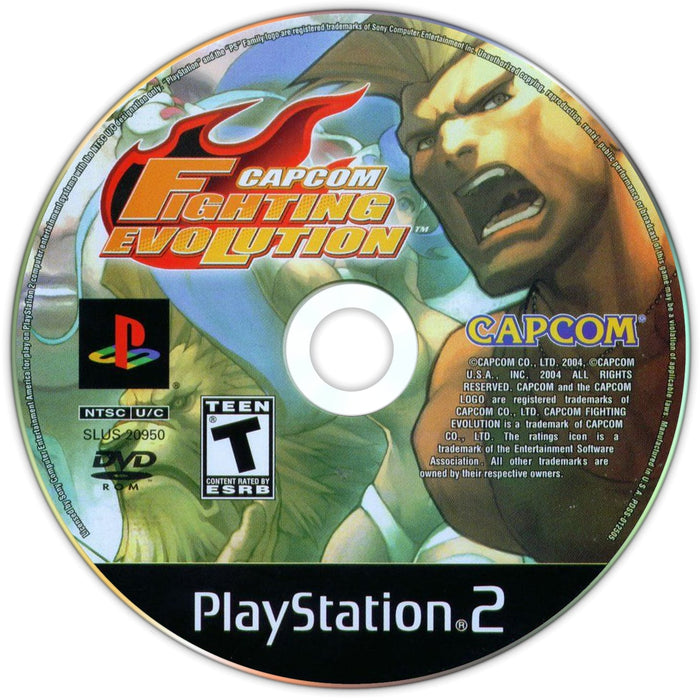 Capcom Fighting Evolution PS2 - Video Game - Used - CaveGamers - Image 3