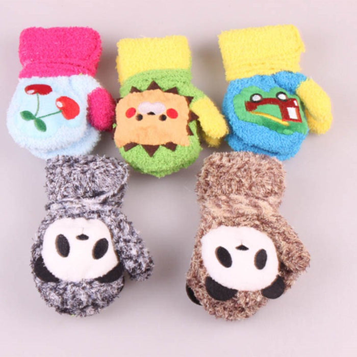 Cute animal gloves for children