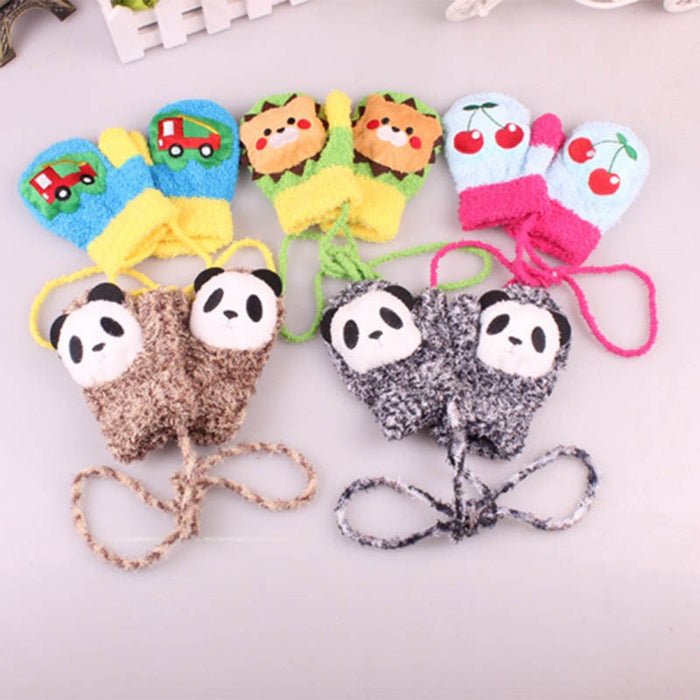Cute animal gloves for children
