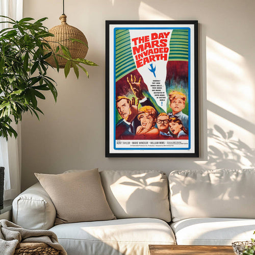 "Day Mars Invaded Earth" (1963) Framed Movie Poster