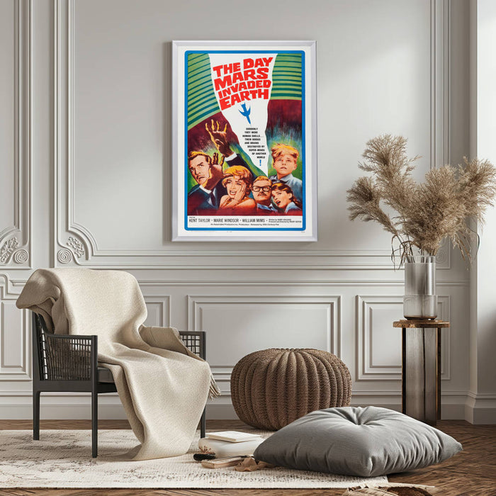"Day Mars Invaded Earth" (1963) Framed Movie Poster