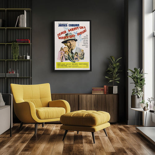 "Dead Heat On A Merry-Go-Round" (1966) Framed Movie Poster