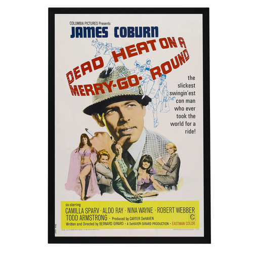 "Dead Heat On A Merry-Go-Round" (1966) Framed Movie Poster