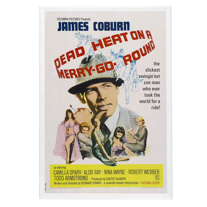 "Dead Heat On A Merry-Go-Round" (1966) Framed Movie Poster