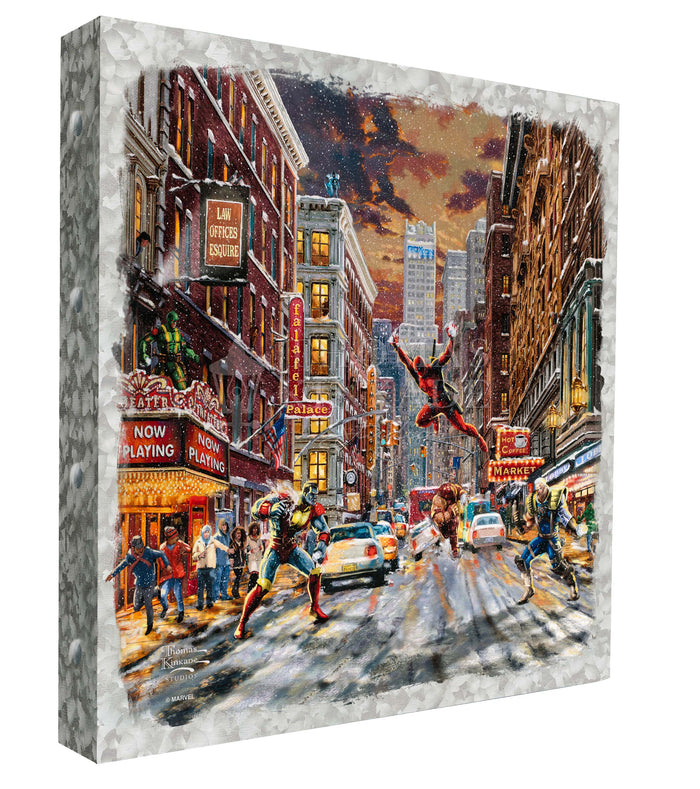 Deadpool - Snow Day - 14" x 14" Metal Box Art