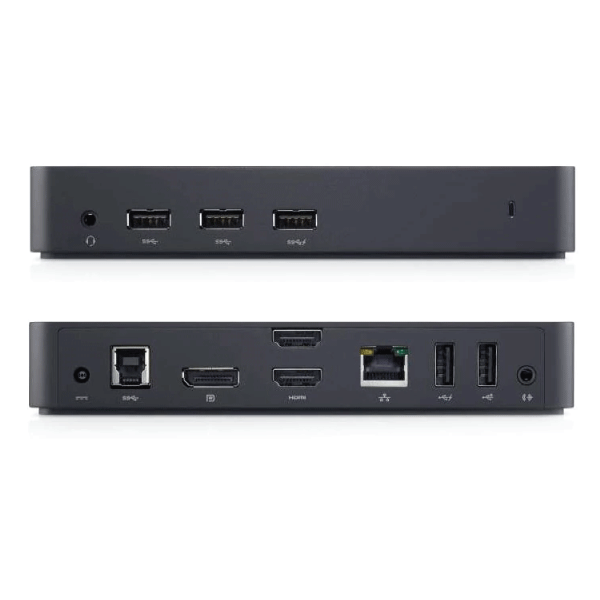 Dell D3100 UHD 4K USB 3.0 Port Replicator + 65W Adapter Dock | 3mth Wty