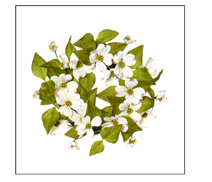 Dogwood Mini Wreath/Candle Ring